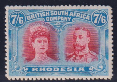 RHODESIA 1917 HALF PENNY SURCHARGE INVERTED MINT- SG280a - CV £1200