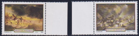 GREAT BRITAIN 1919 SEAHORSE 10/-  FINE HINGED  MINT- "BROKEN'S'"  - SG417 (N71a)