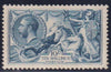 GREAT BRITAIN 1913-18 SEAHORSE 10/-  SUPERB LIGHTLY  HINGED  MINT- SG N71 (3) STEEL  BLUE
