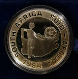 1994 PROOF SILVER TWO RAND -  SOCCER WORLD CUP