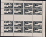ISRAEL 1962 FREEDOM FROM HUNGER SHEET MNH