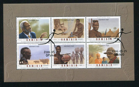 2002 10th Anniversary of  Nampost Namibia - Three sheetlets