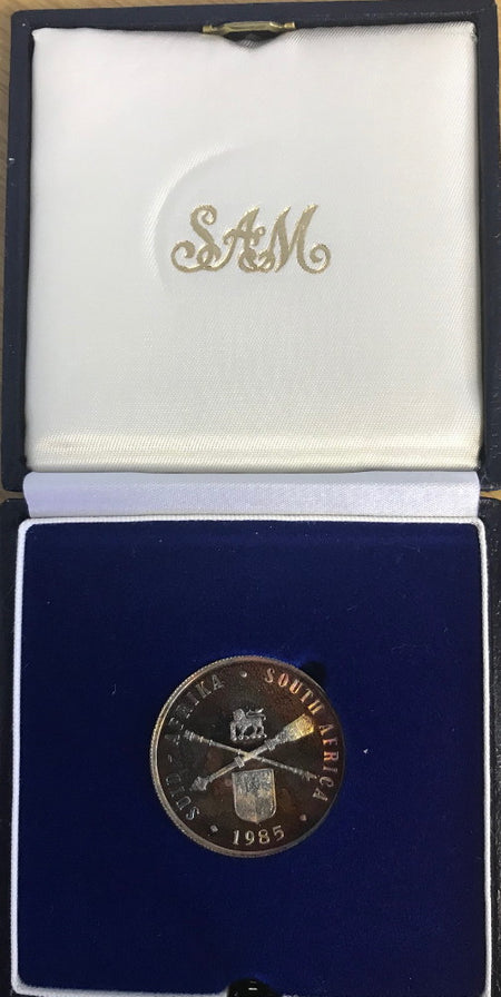 2017  ONE OUNCE SILVER KRUGERRAND - 50th ANNIVERSARY PREMIUM UNC