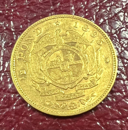 ZAR 1895 GOLD KRUGER POND