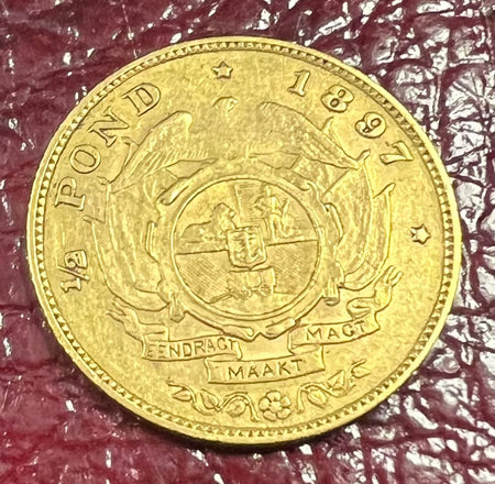 ZAR 1892  GOLD HALF POND (2)