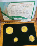 2006 GIRAFFE NATURA PRESTIGE  PROOF GOLD SET