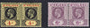 ST HELENA 1913 4d & 6d WITH 