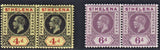 ST HELENA 1913 4d & 6d WITH 