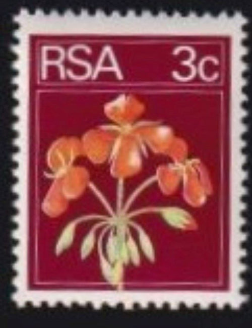 RSA 1974 3c MAROON COLOUR OMITTED