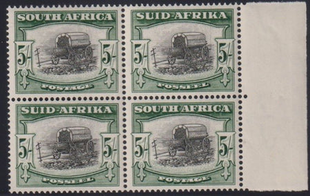 1950 6d BOTTOM DOUBLE ROW  CYLINDER/ARROW   BLOCK UM   - SACC 118