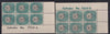 1947  1/2d A & B CYLINDER  BLOCKS (7020) UM - SACC 113