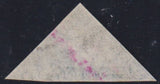 CAPE OF GOOD HOPE 1864  4d SLATE BLUE  TRIANGLE FINE USED