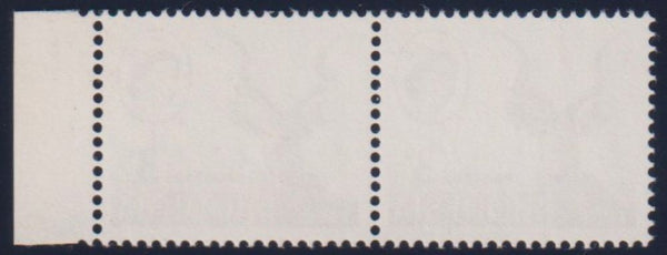 RHODESIA 1966 3d PAIR PALE BLUE OMITTED - RARE WITH CERT -SG 376b CV £10,000+