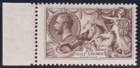 GREAT BRITAIN 1918 SEAHORSE 2/6  FINE UNMOUNTED  MINT - SG414