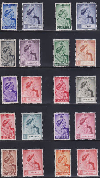 1948 SILVER WEDDING OMNIBUS COMPLETE SET UNMOUNTED MINT