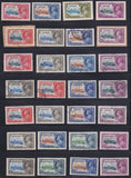 1935 SILVER JUBILEE OMNIBUS COMPLETE SET USED -EGYPT SUPERB ON PIECE