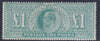 GREAT BRITAIN  KEV11 1902 £1 VERY FINE MINT