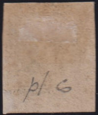 GREAT BRITAIN 1840 1d BLACK PLATE 6 FINE USED