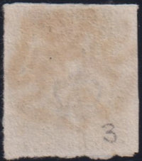 GREAT BRITAIN 1840 1d BLACK PLATE 3 FINE USED