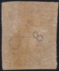 GREAT BRITAIN 1840 1d BLACK PLATE 8  FINE  USED