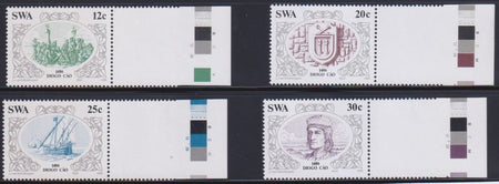 SWA 1923 3d "BROKEN 'T' IN WEST"   MNH - SACC 4