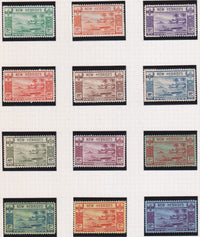 NEW HEBRIDES 1938-53  SETS SUPERB UNMOUNTED MINT