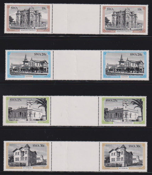 SWA 1984 SWAKOPMUND BUILDINGS  ARCHIVAL PROOF GUTTER PAIRS