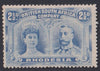RHODESIA 1910 2 1/2d DOUBLE HEAD FINE  MINT SG 133 #1029