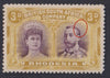 RHODESIA 1910 3d DOUBLE HEAD FINE  "WISP ON KING'S HAIR" MINT SG 134 #1032
