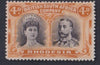 RHODESIA 1910 4d DOUBLE HEAD FINE MINT SG 139  #1043
