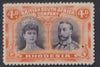 RHODESIA 1910 4d DOUBLE HEAD FINE MINT SG 140  #1046