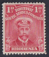 RHODESIA 1913 1d ADMIRAL  FINE MINT SG289 #1063