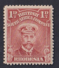 RHODESIA 1913 1d ADMIRAL  FINE  MINT SG205 #1068