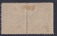 RHODESIA 1913 2 1/2d ADMIRAL  FINE MINT PAIR SG208 #1071