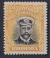 RHODESIA 1913 3d ADMIRAL  FINE MINT SG215 #1072