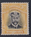 RHODESIA 1913 3d ADMIRAL  FINE MINT SG215 #1075
