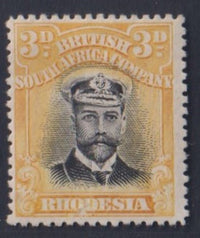 RHODESIA 1913 3d ADMIRAL  FINE MINT SG215 #1075