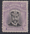 RHODESIA 1913 6d ADMIRAL  FINE MINT SG217 #1081