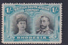 RHODESIA 1910 1/- DOUBLE HEAD FINE MINT SG 151a  #1151