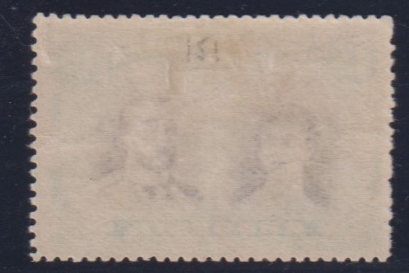 RHODESIA 1910 1/- DOUBLE HEAD FINE MINT SG 151  #1158
