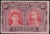RHODESIA 1910 10d DOUBLE HEAD FINE MINT SG 150 #2135
