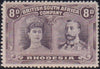 RHODESIA 1910 8d DOUBLE HEAD ‘GASH IN EAR’ FINE MINT SG 147 #2136