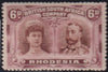 RHODESIA 1910 6d DOUBLE HEAD FINE  MINT SG 144 #2144