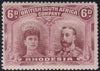 RHODESIA 1910 6d DOUBLE HEAD FINE  MINT SG 144 #2153