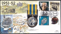 GB 2000 KOREA 1951-2 MEDAL COVER