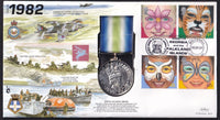 GB 2001 SOUTH ATLANTIC "FALKLAND'S WAR"  MEDAL COVER