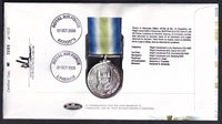 GB 2001 SOUTH ATLANTIC "FALKLAND'S WAR"  MEDAL COVER