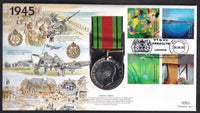 GB 2000 DEFENCE MEDAL 1945 COVER