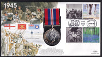 GB 2000 WAR MEDAL 1939-1945 COVER