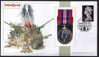 GB 2001 "FIREPOWER" MEDAL COVER #1